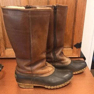 VINTAGE L.L.BEAN SHERPA DUCK BOOTS